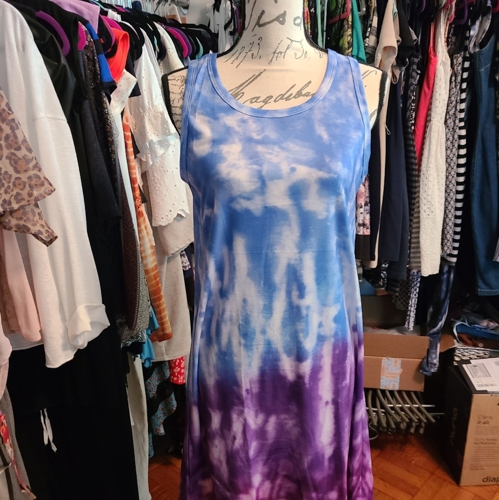 Tye dye summer dress new sz small - Picture 4 of 5